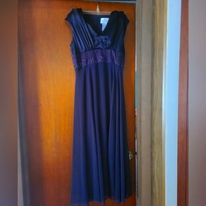 Plum purple brigades maid dress
